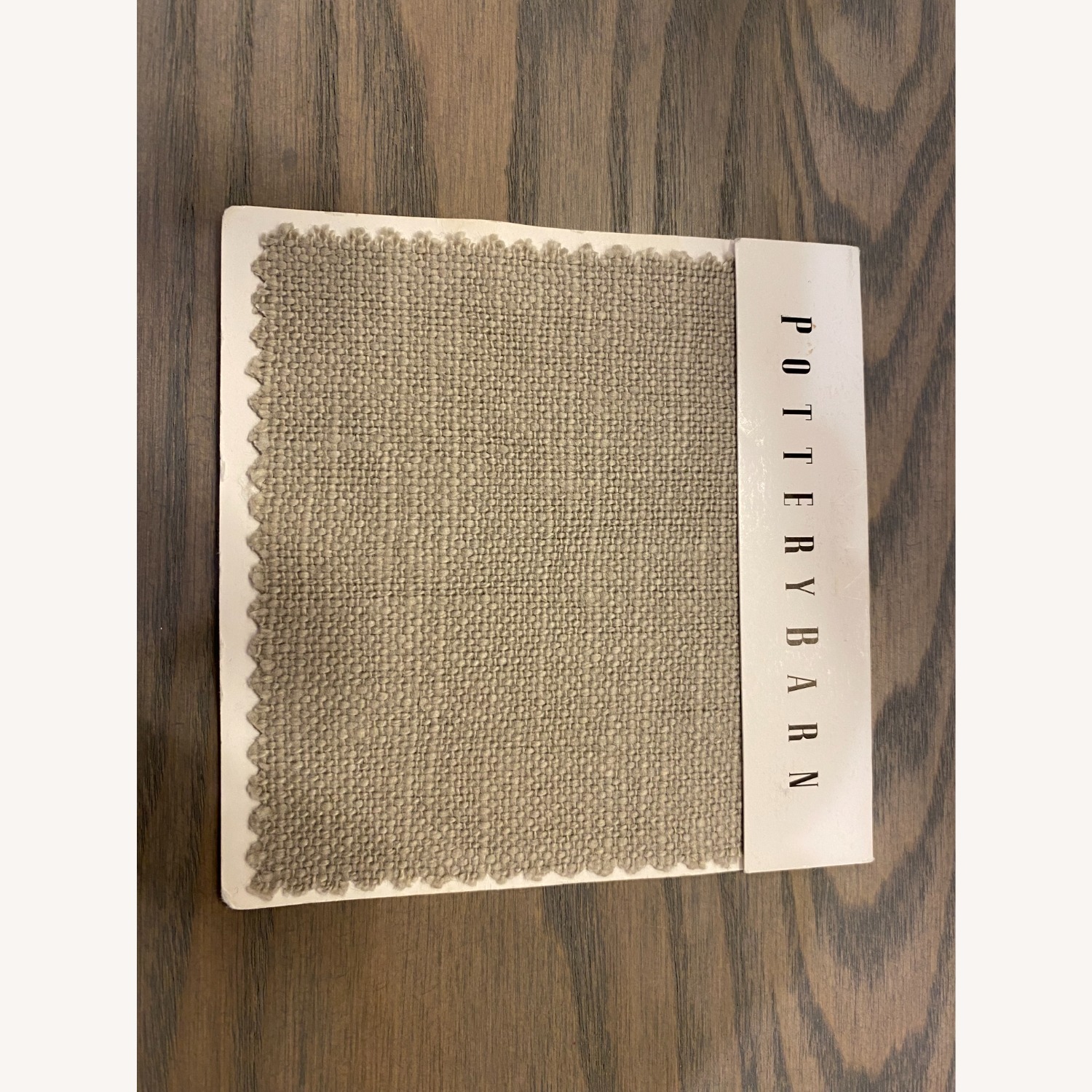 Pottery Barn Silver Taupe Linen Queen Headboard - image-4