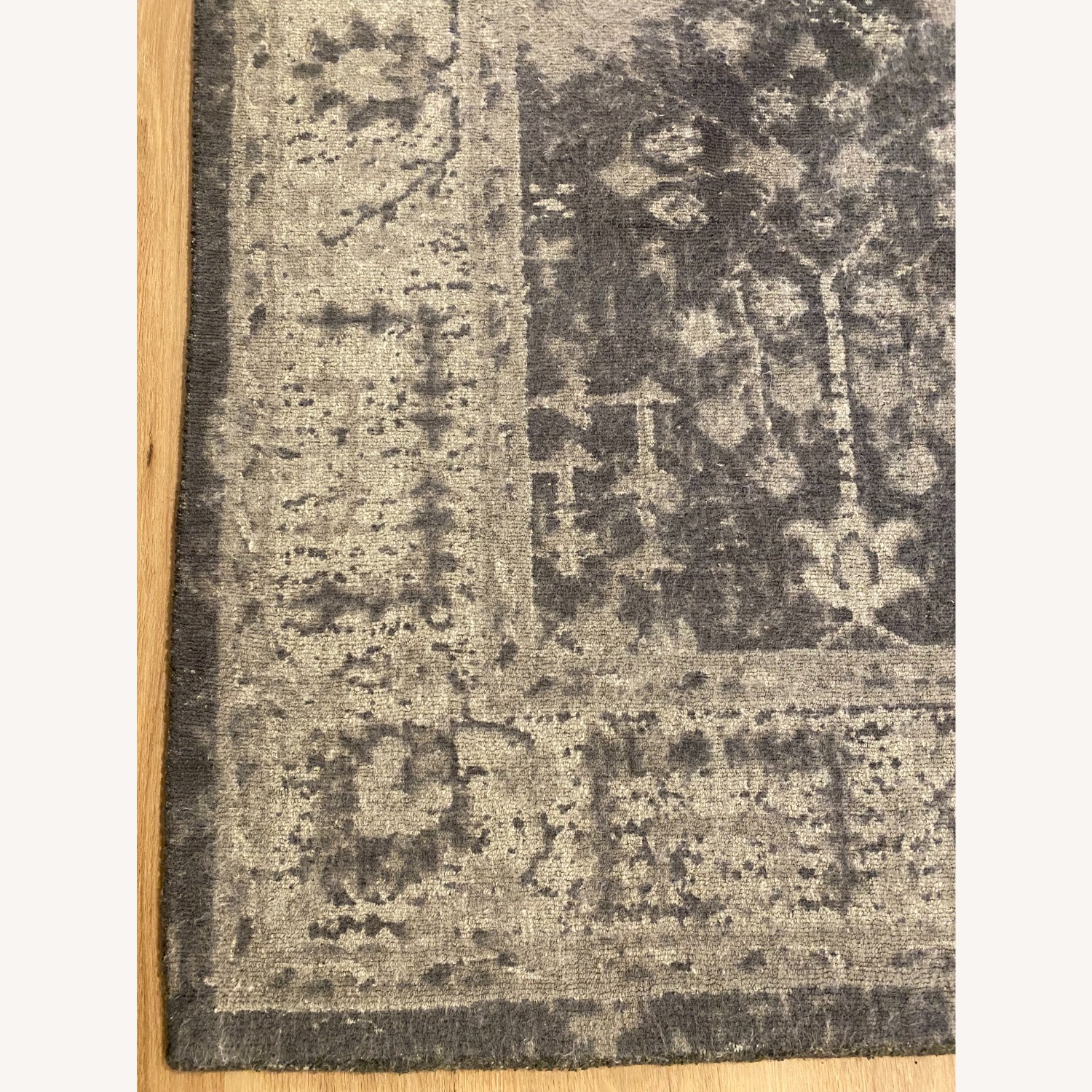 Pottery Barn Reeva 6 x 9 Dark Gray Patterned Rug - image-3