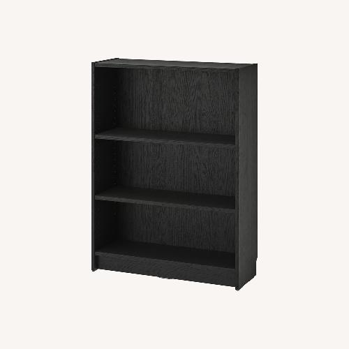 Used IKEA 3 Tier Black Bookshelf  for sale on AptDeco