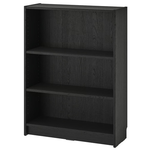 Used IKEA 3 Tier Black Bookshelf for sale on AptDeco