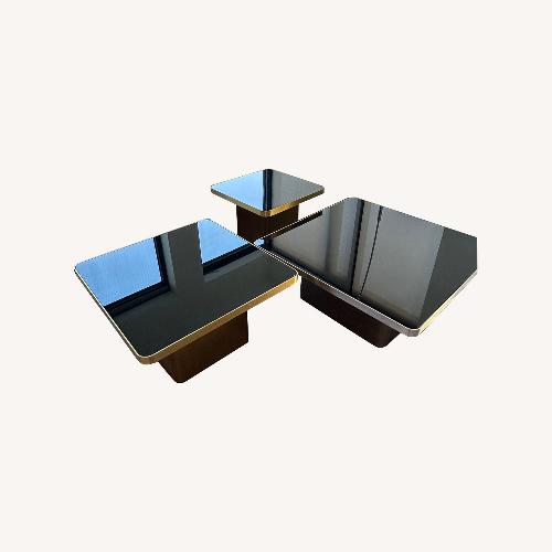 Used Black Metal Coffee Table for sale on AptDeco