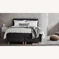 IKEA Light Gray King Bed