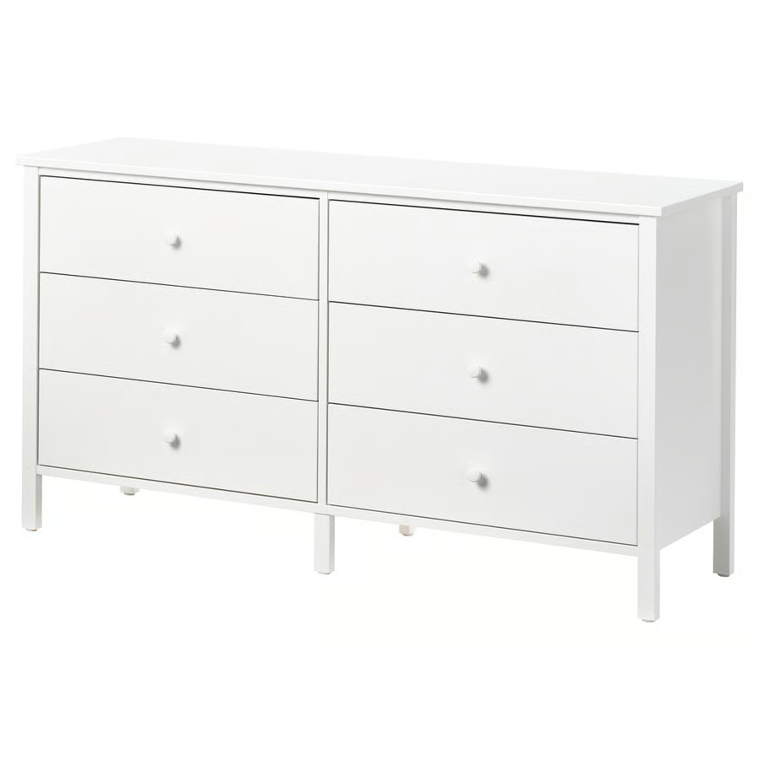 IKEA White Wood Dresser - image-4