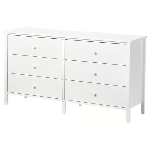 Used IKEA White Wood Dresser for sale on AptDeco