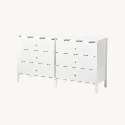 Used IKEA White Wood Dresser for sale on AptDeco