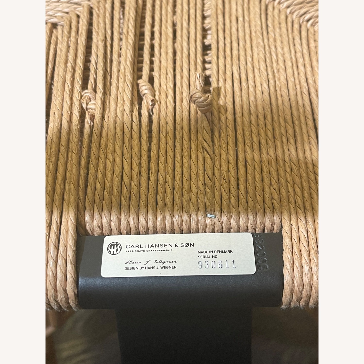 Iconic CH24 Limited Signed Special Edition Wishbone Chair - image-5