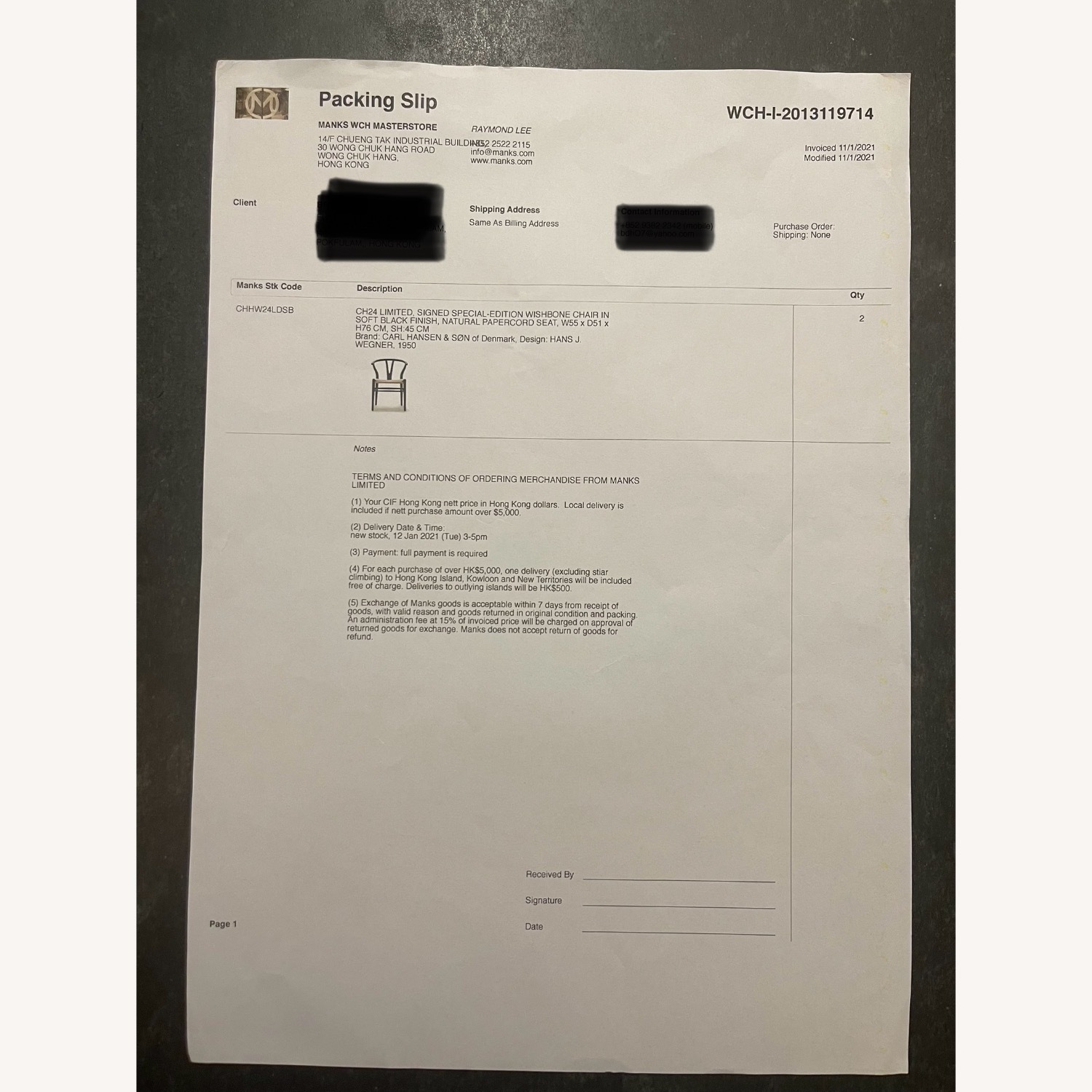 Iconic CH24 Limited Signed Special Edition Wishbone Chair - image-6