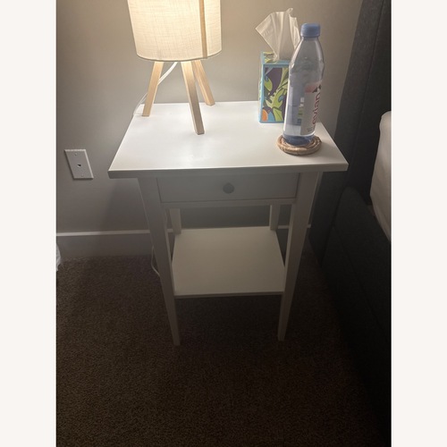 Used IKEA White Wood Nightstands for sale on AptDeco