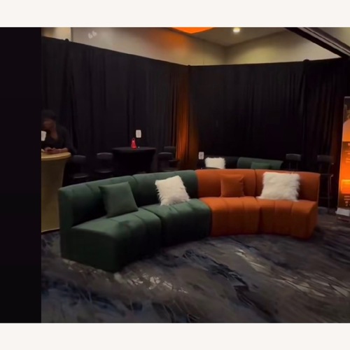 Used Infinity Velvet Modular Chair Sectionals for sale on AptDeco