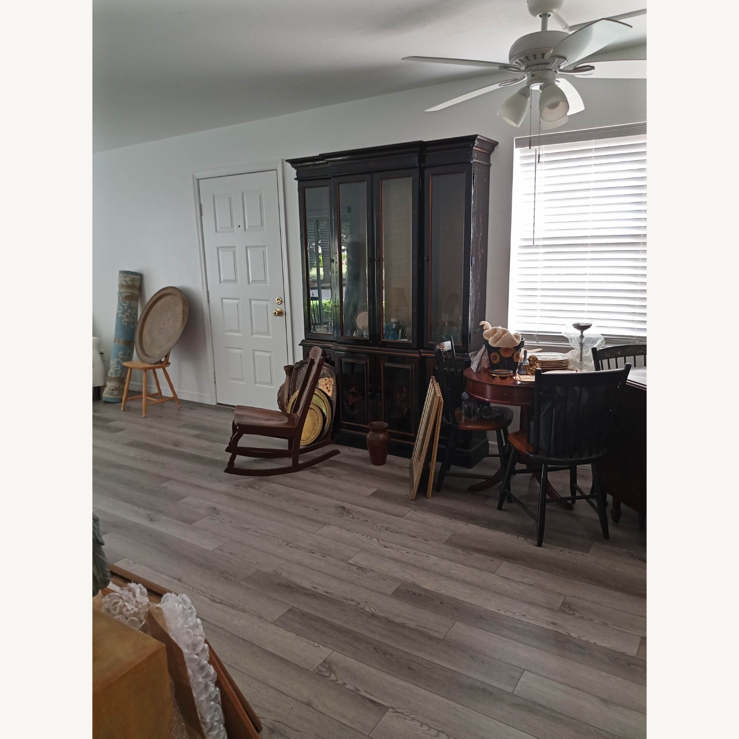 Antique Ethan Allen China Cabinet - image-1