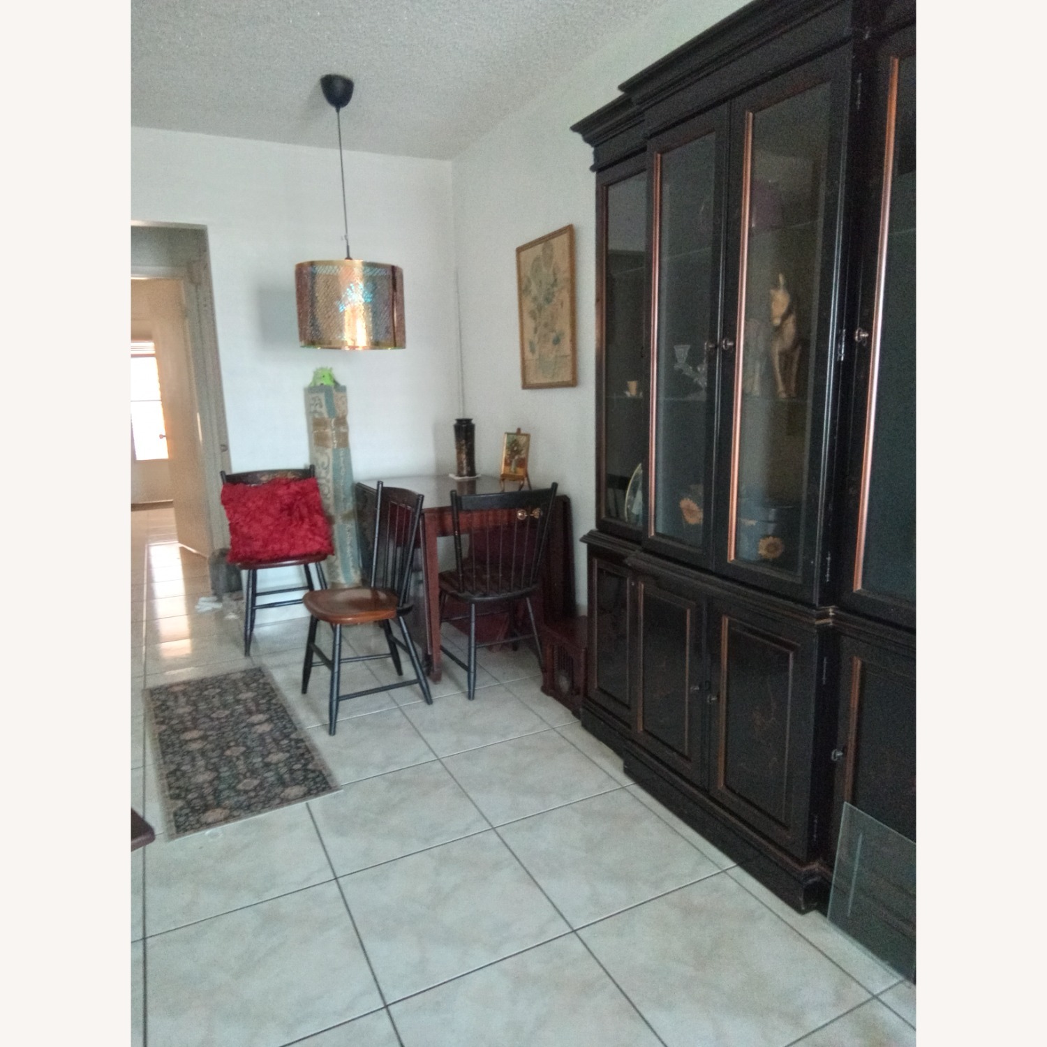 Antique Ethan Allen China Cabinet - image-0