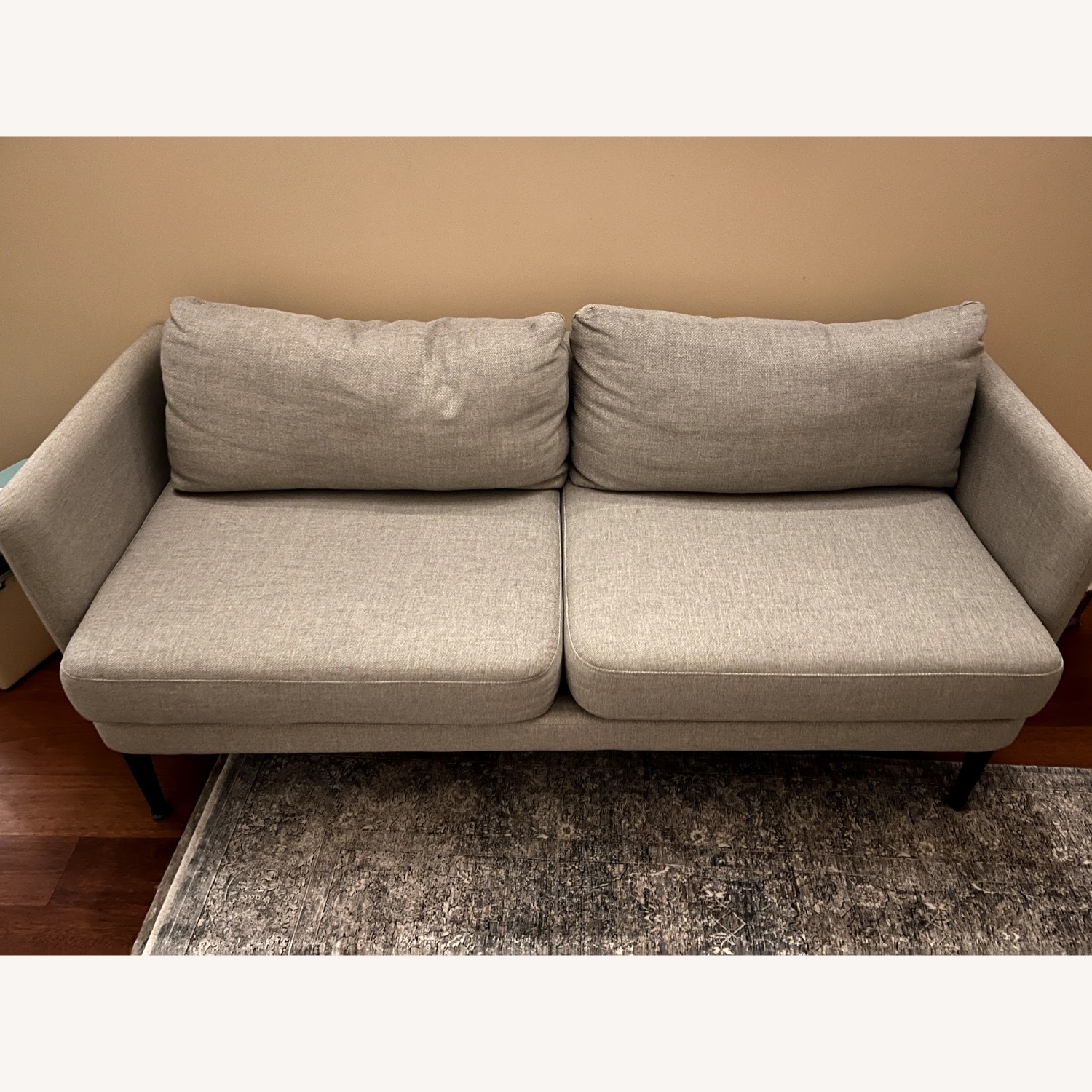 Crate & Barrel Light Gray Fabric 3+ Seater Sofa - image-0