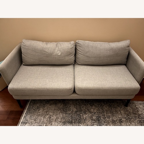Used Crate & Barrel Light Gray Fabric 3+ Seater Sofa for sale on AptDeco