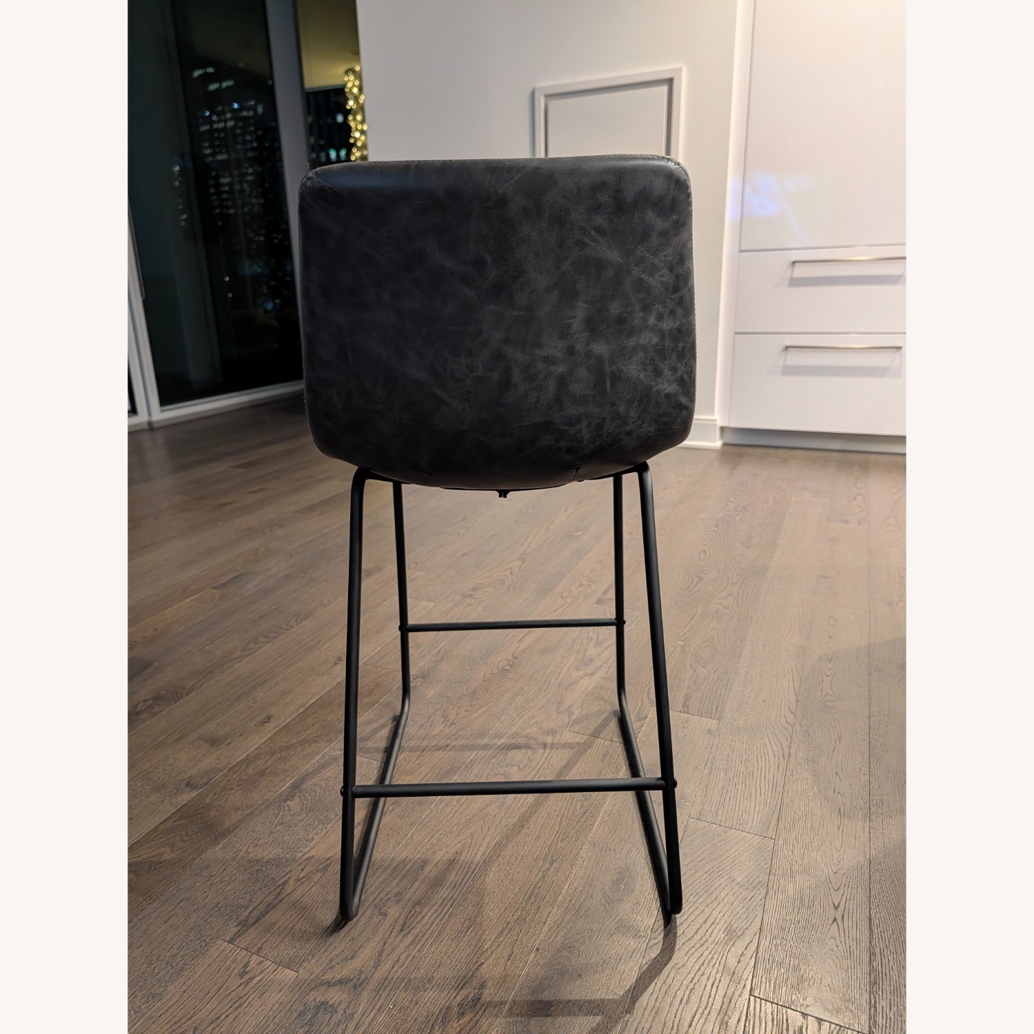 Wayfair Ivy Bronx Dark Gray Metal Stools - image-4