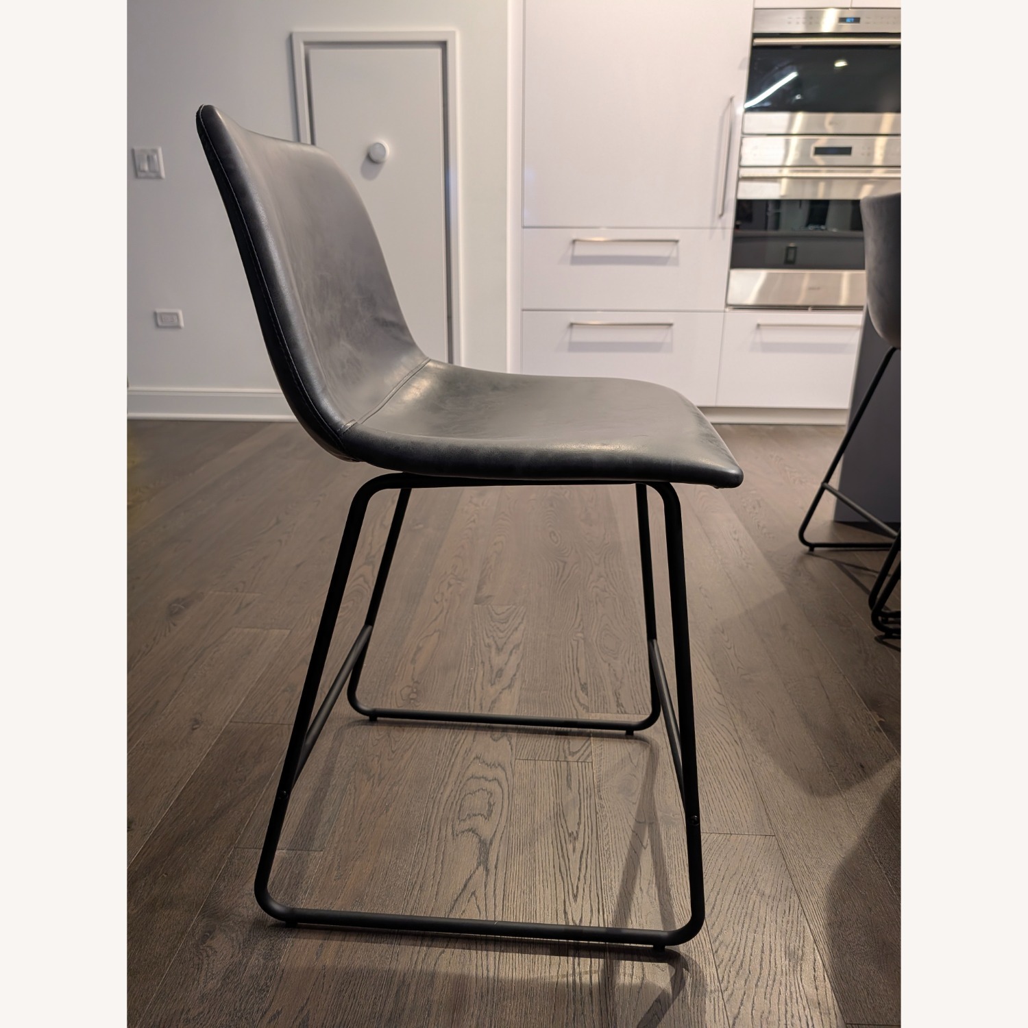 Wayfair Ivy Bronx Dark Gray Metal Stools - image-3