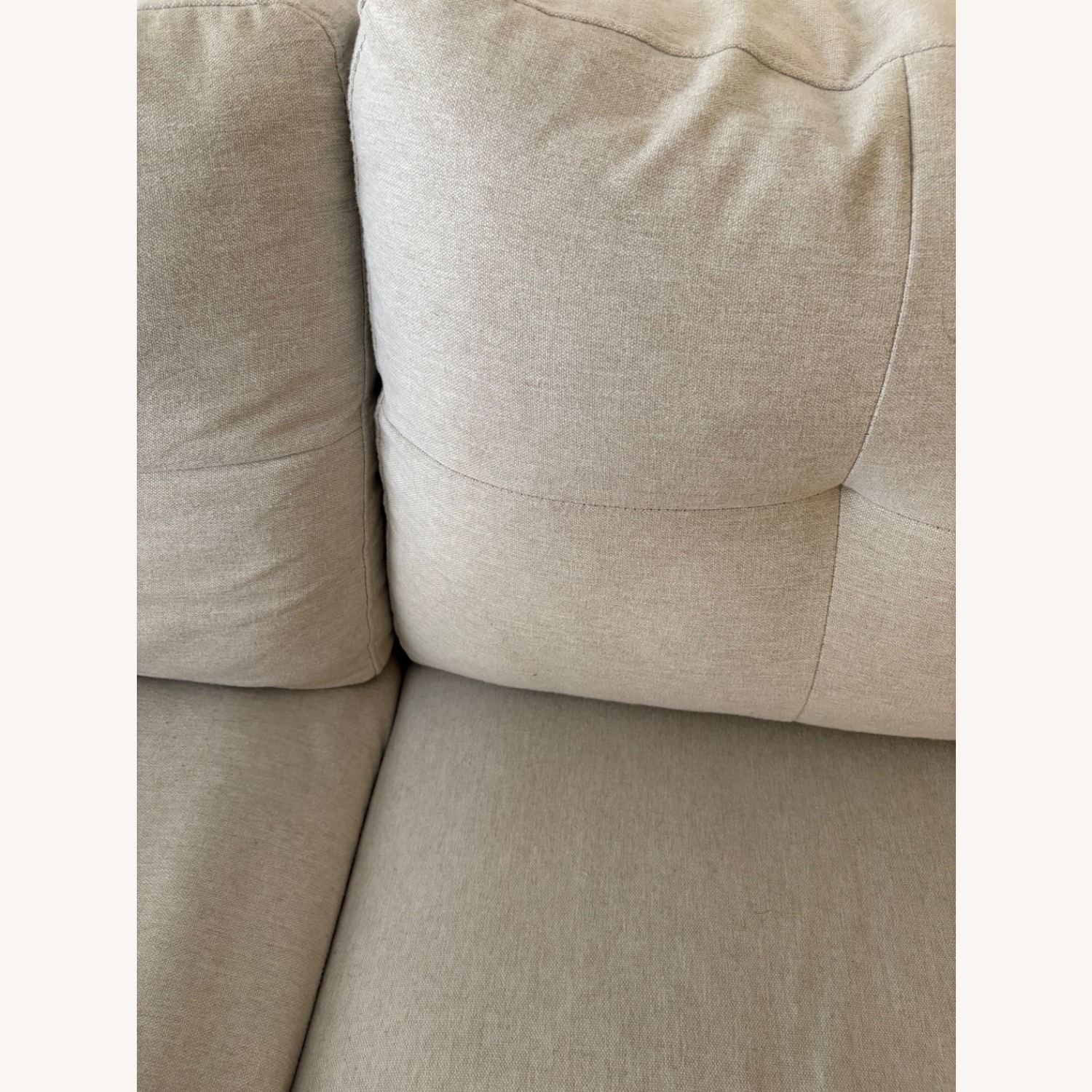 Natural Fabric 3+ Seater Sofa - image-4