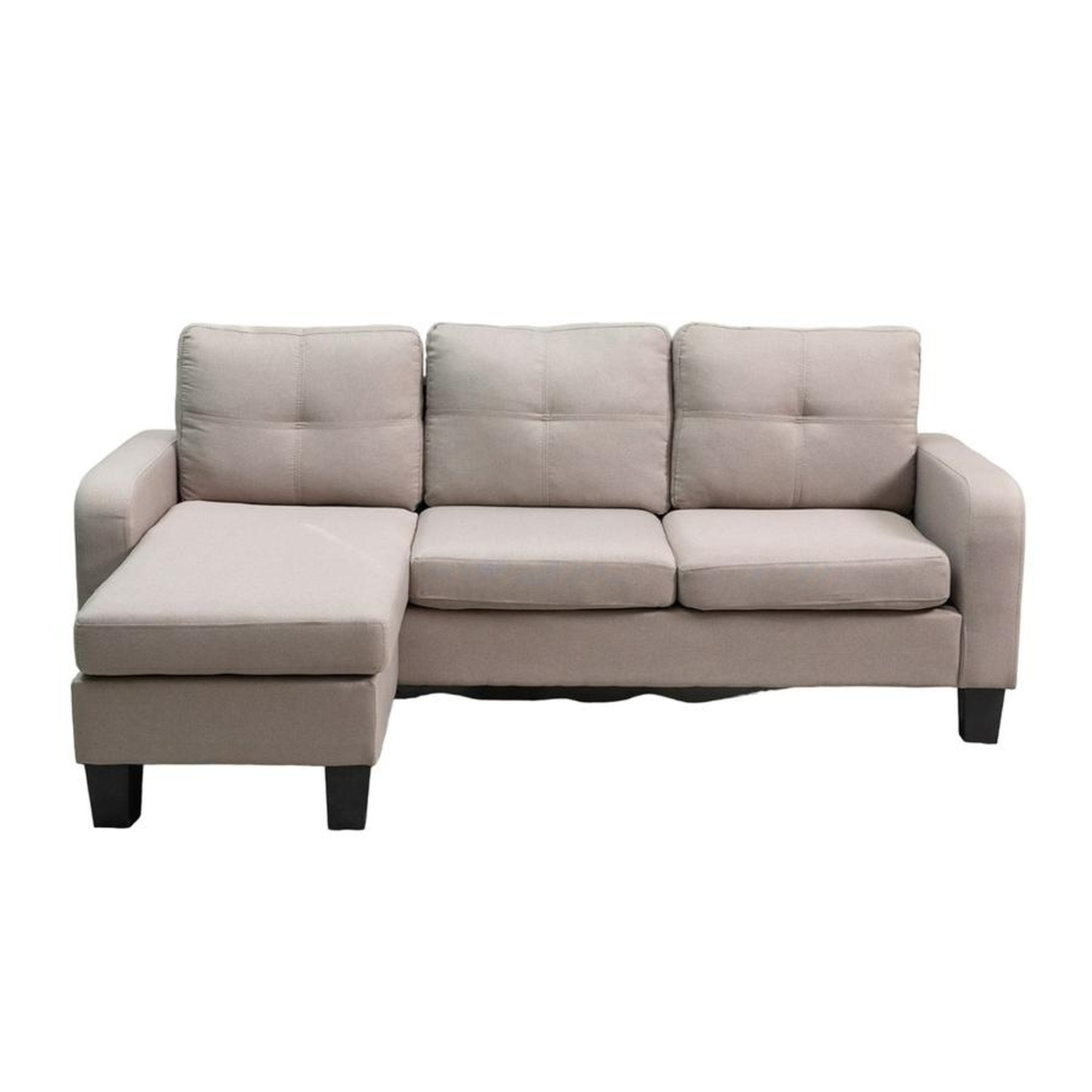 Natural Fabric 3+ Seater Sofa - image-0