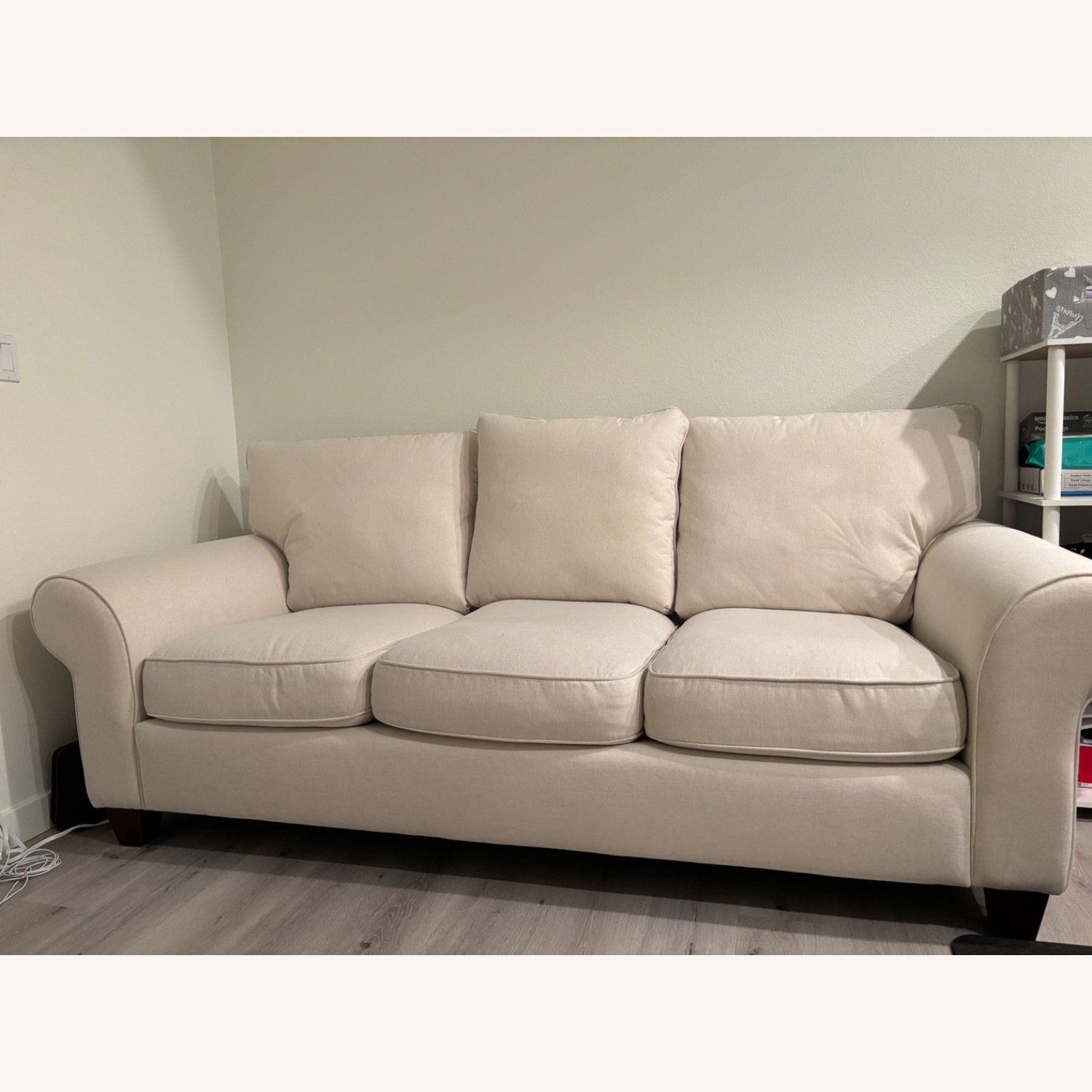 Macy's Saeville Natural 3+ Seater Sofa - image-3