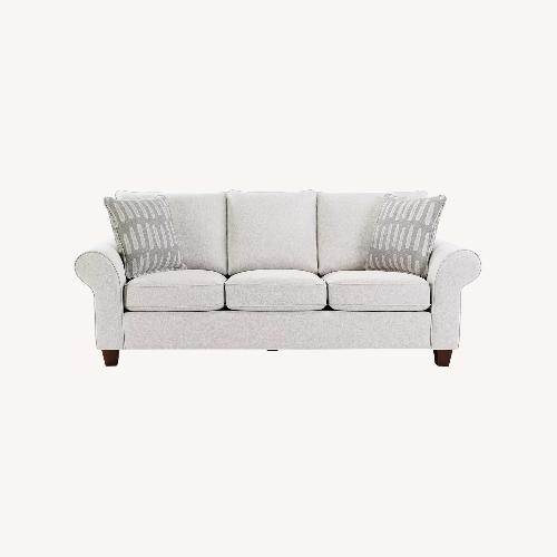 Used Macy's Saeville Natural 3+ Seater Sofa for sale on AptDeco
