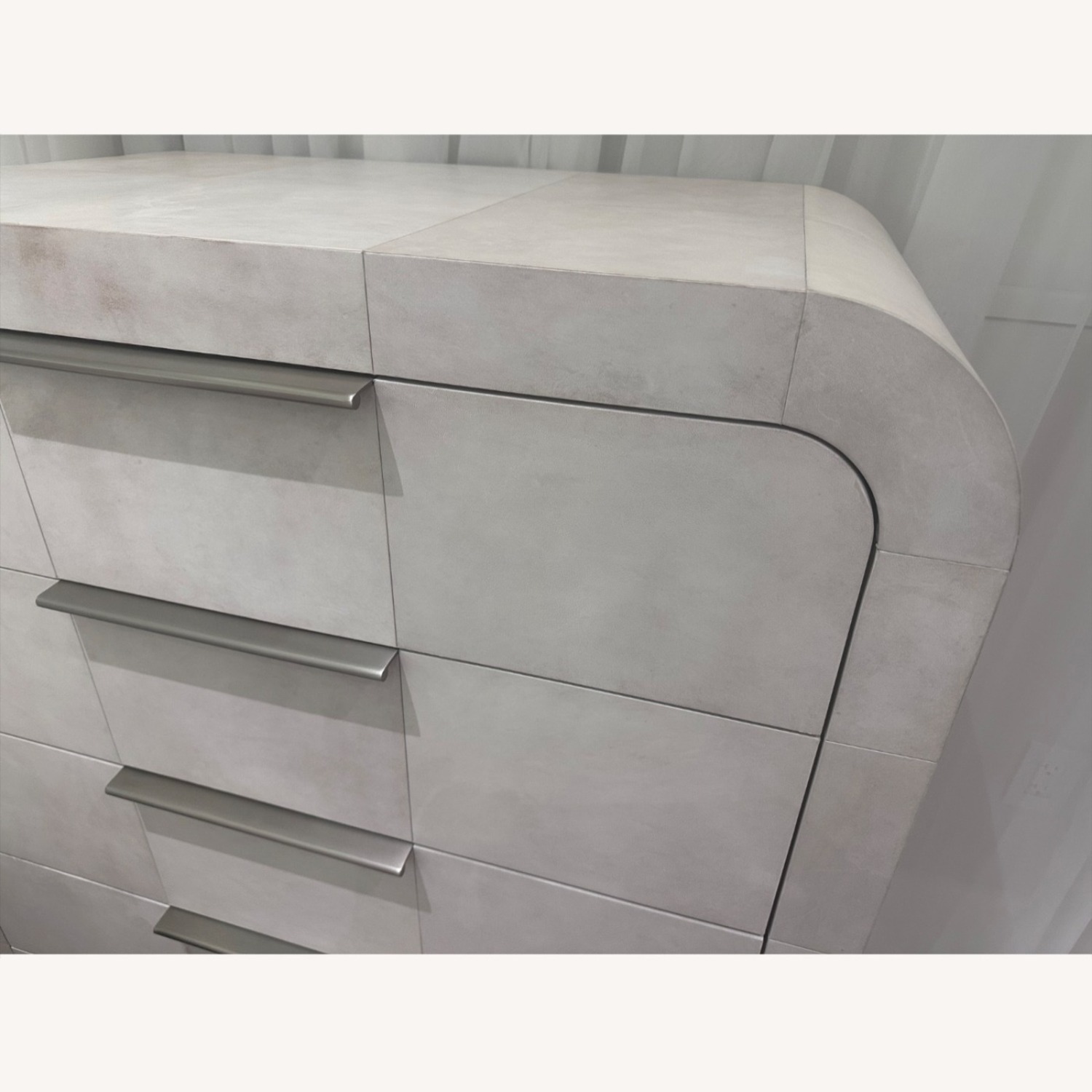 Restoration Hardware Lucien Parchment Tall Dresser - image-4