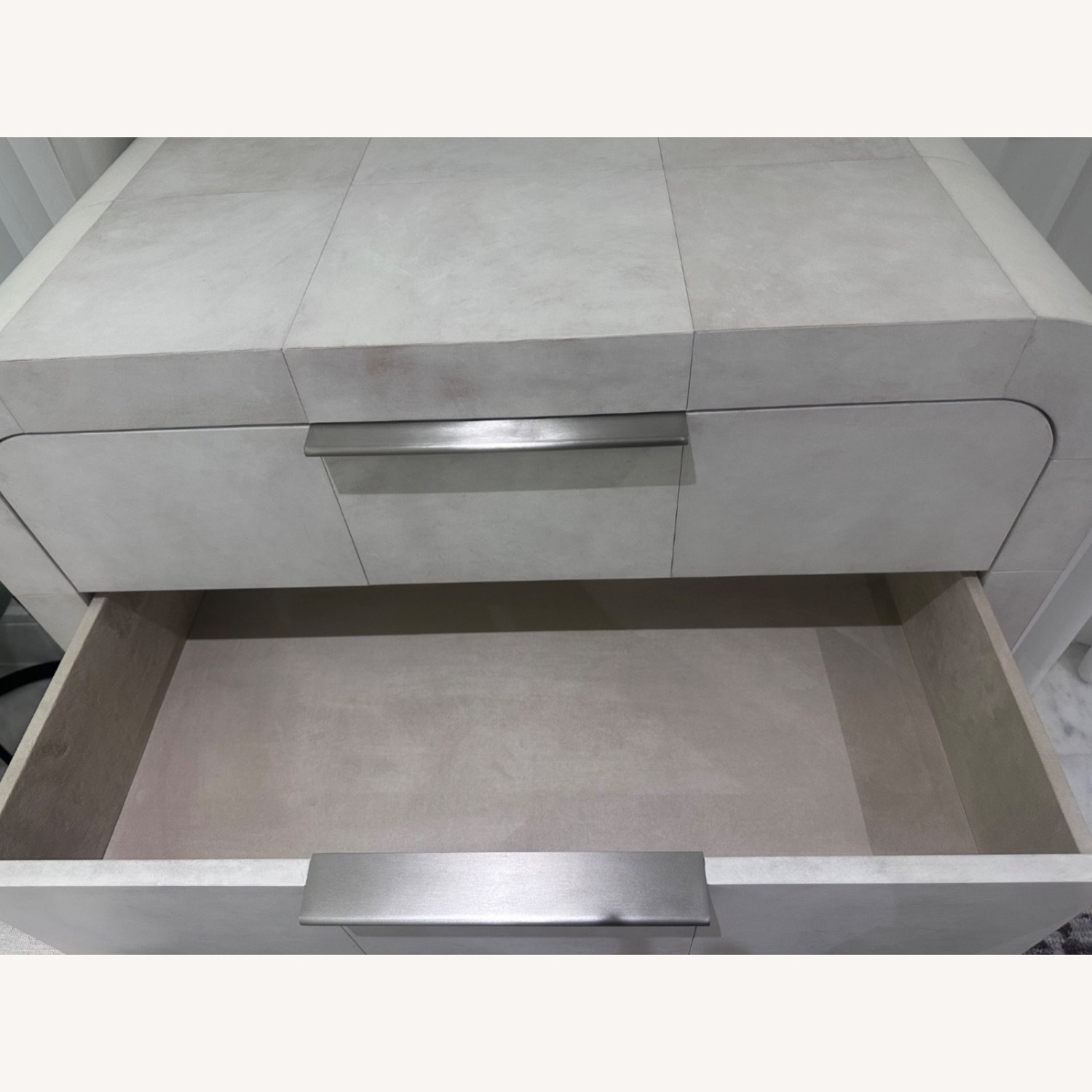 Restoration Hardware Lucien Parchment Tall Dresser - image-6