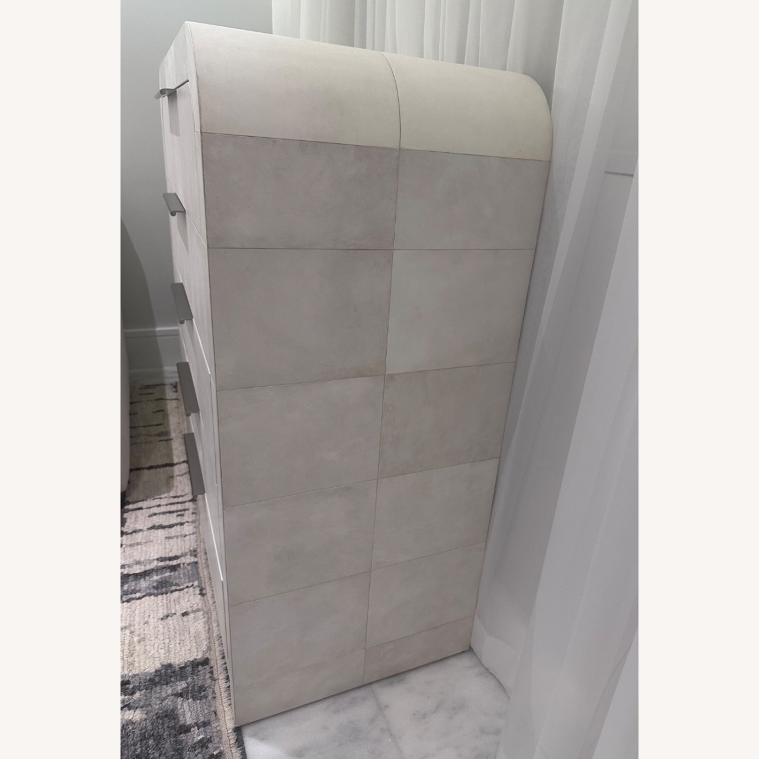 Restoration Hardware Lucien Parchment Tall Dresser - image-2