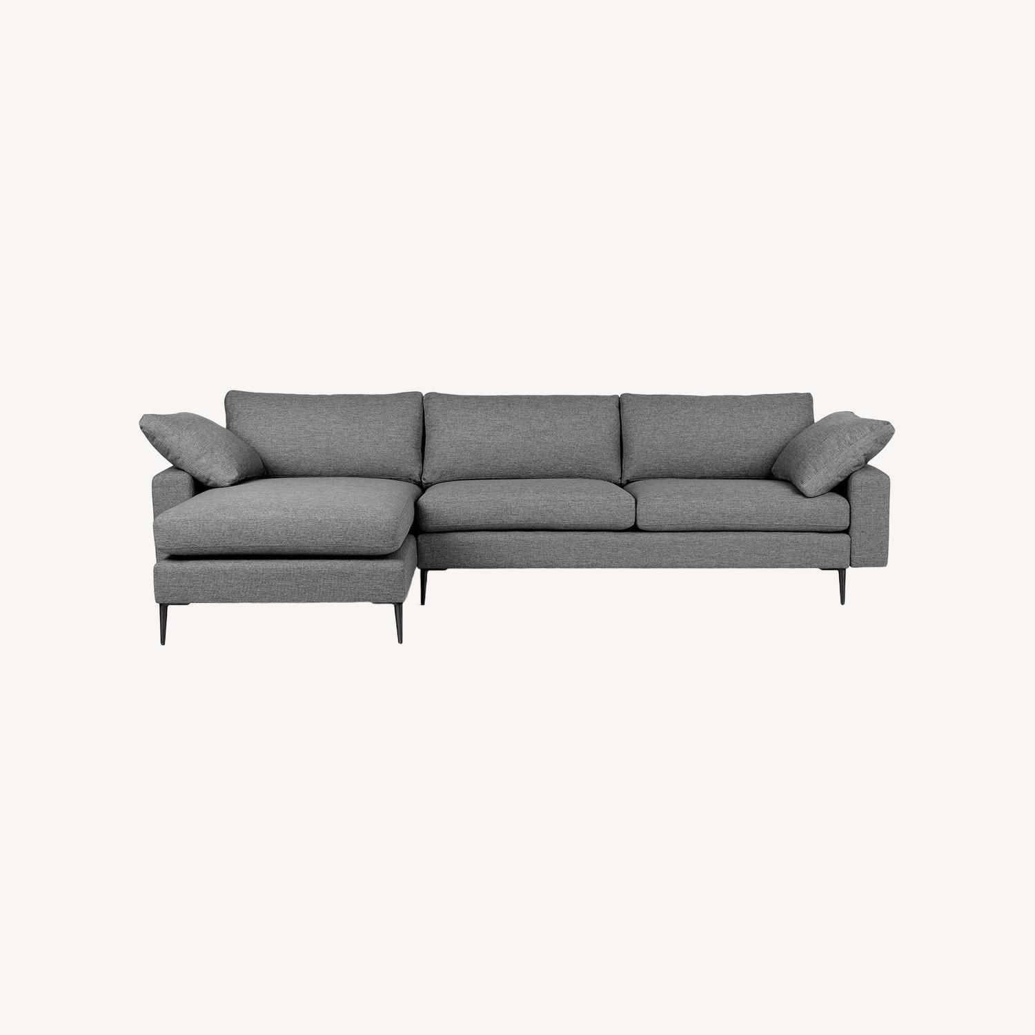 Article Gray Left Sectional Sofa - image-0