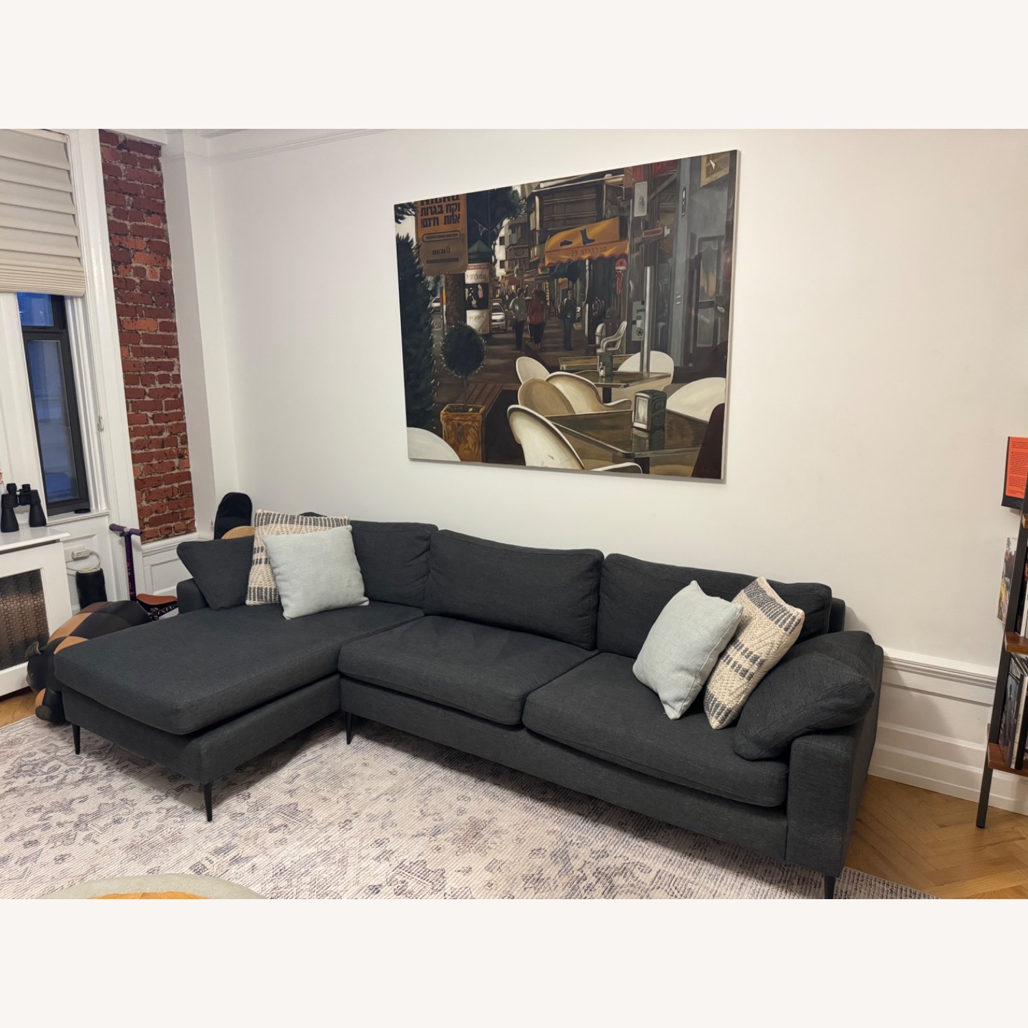 Article Gray Left Sectional Sofa - image-2