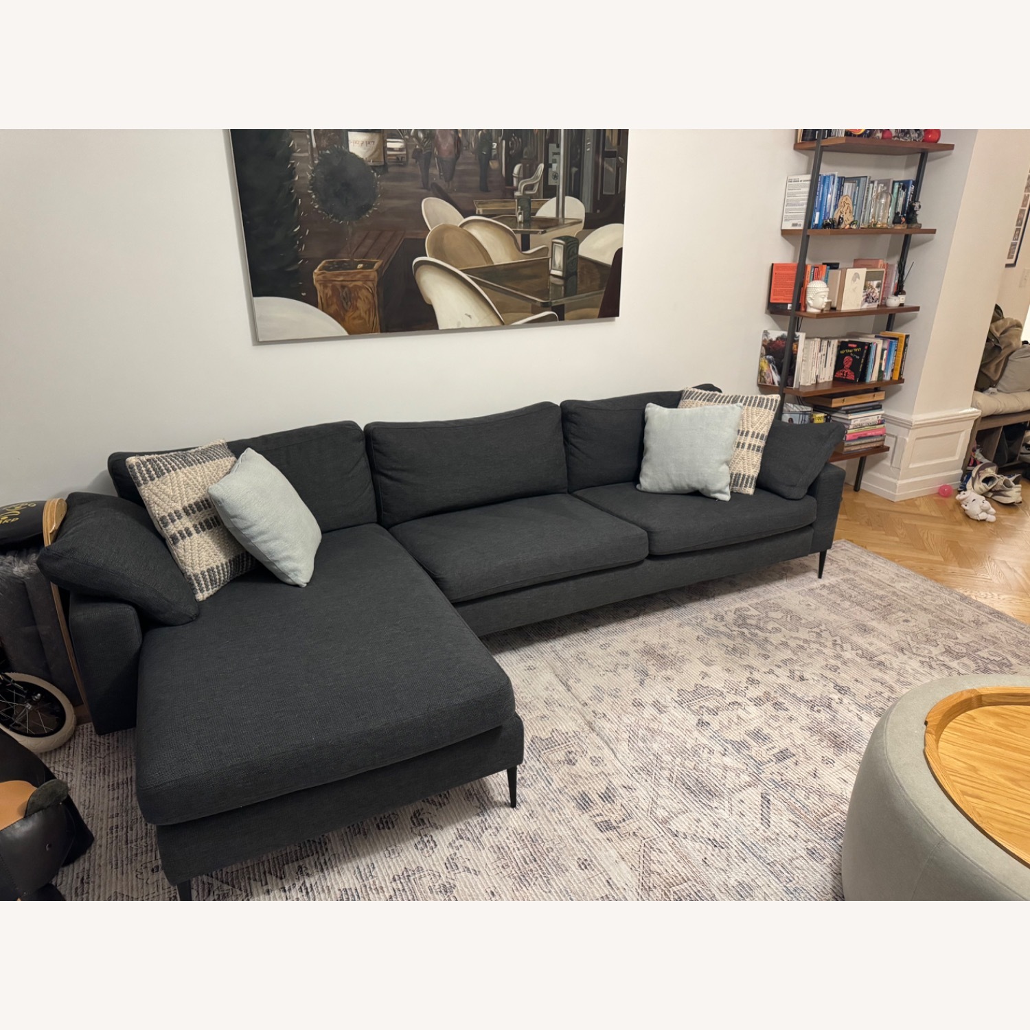 Article Gray Left Sectional Sofa - image-1