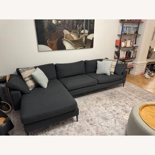 Used Article Gray Left Sectional Sofa for sale on AptDeco