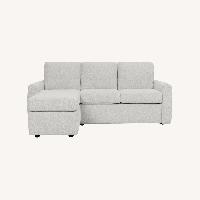 American Leather Clara Natural Fabric Sleeper Sofa