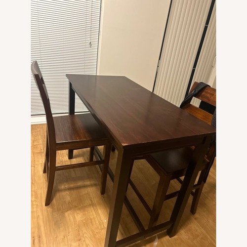Used Wayfair Pub Table w 2 Chairs and 2 Stools for sale on AptDeco