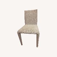 B&B Italia Light Gray Fabric Dining Chairs