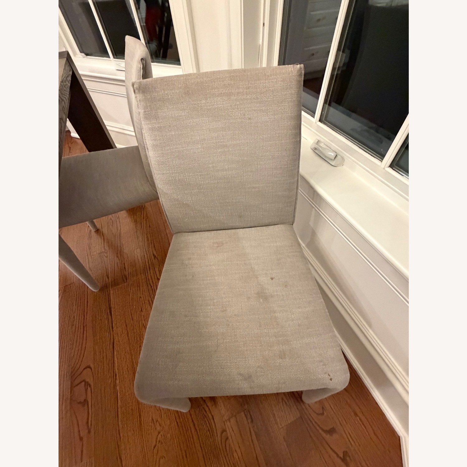 B&B Italia Light Gray Fabric Dining Chairs - image-6