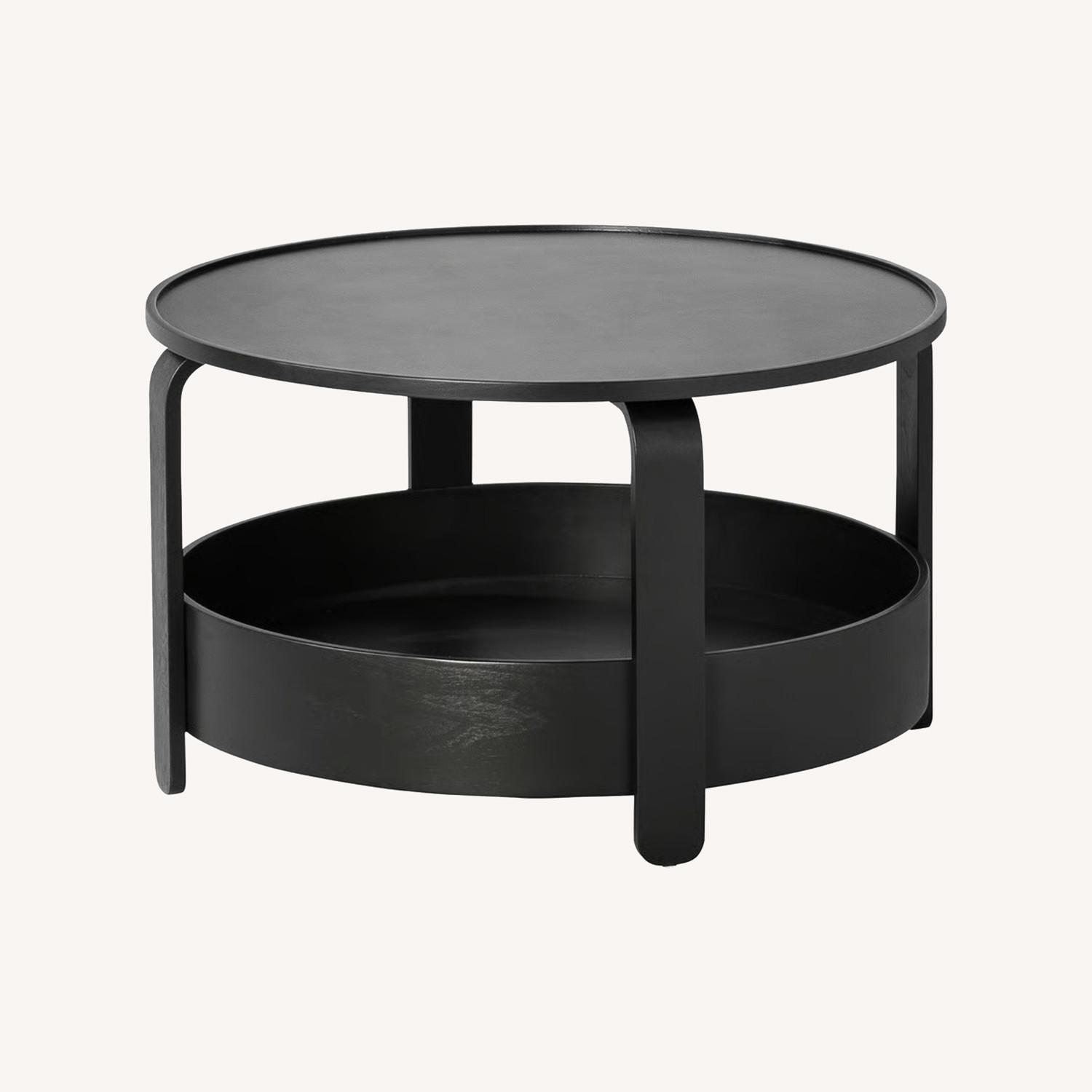 IKEA Borgeby Black Wood Coffee Table - image-0