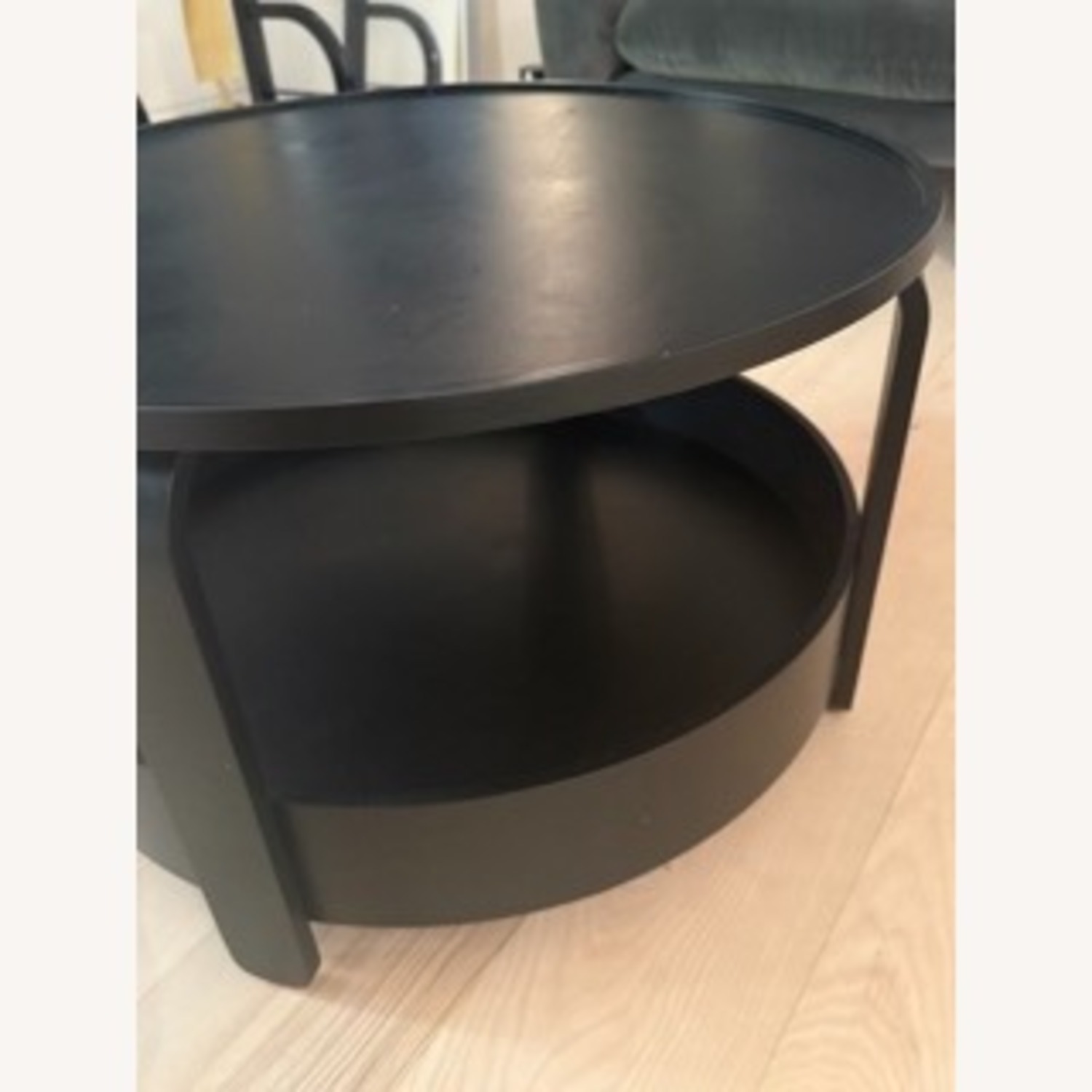 IKEA Borgeby Black Wood Coffee Table - image-3