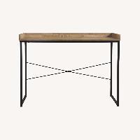 Light Brown Home Office Wood Desk