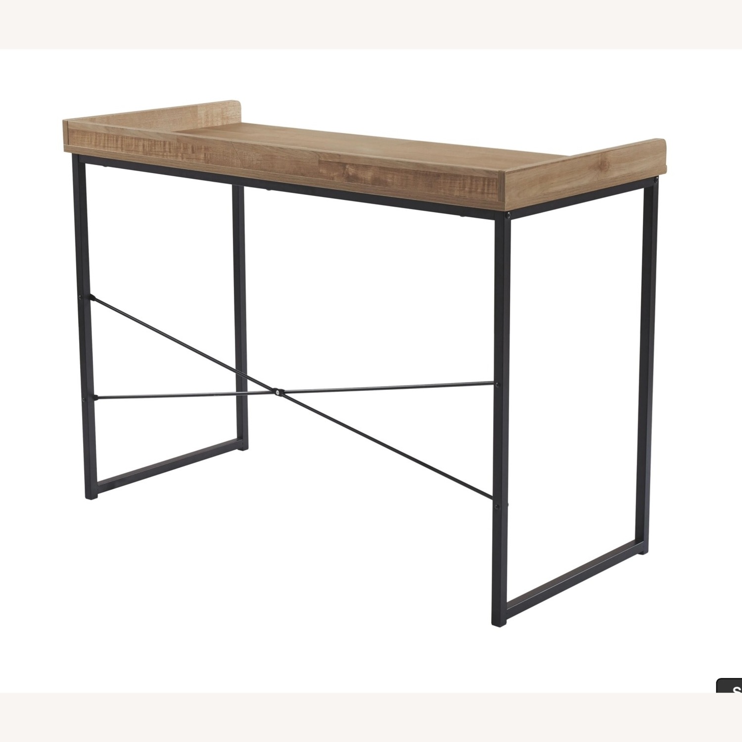 Light Brown Home Office Wood Desk - image-5