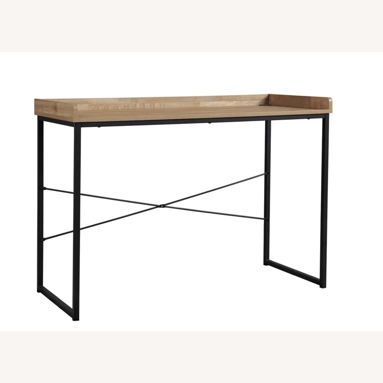 Light Brown Home Office Wood Desk - image-1