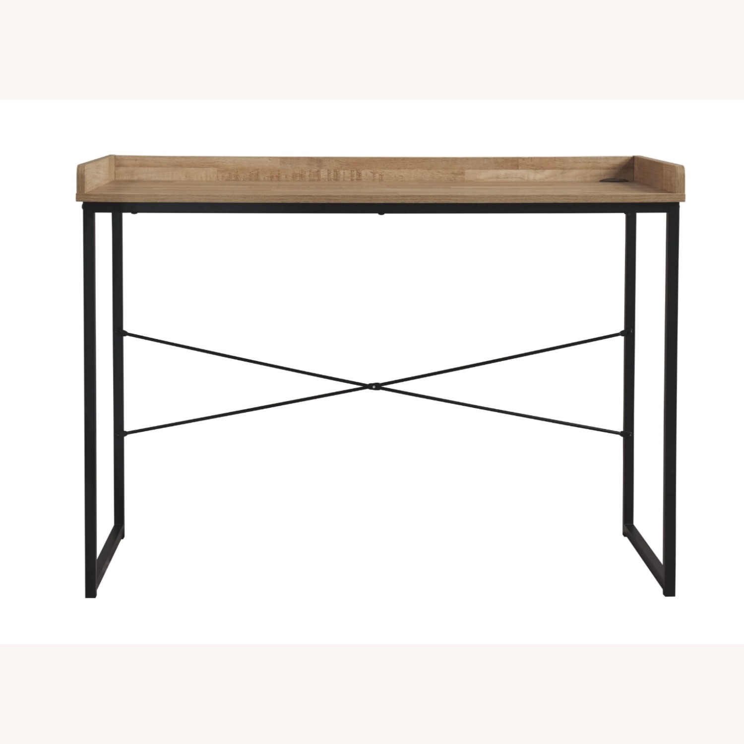 Light Brown Home Office Wood Desk - image-0