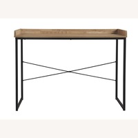 Light Brown Home Office Wood Desk