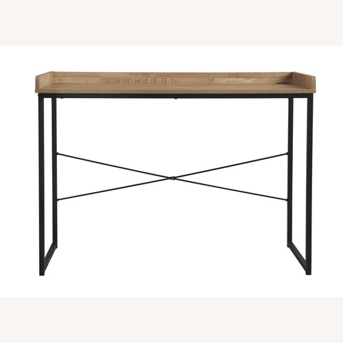 Used Light Brown Home Office Wood Desk for sale on AptDeco