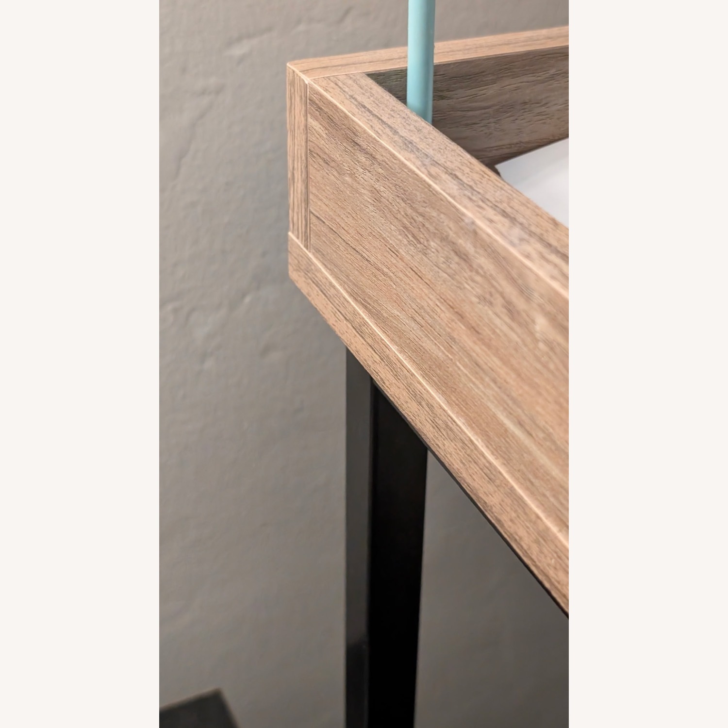 Light Brown Home Office Wood Desk - image-3