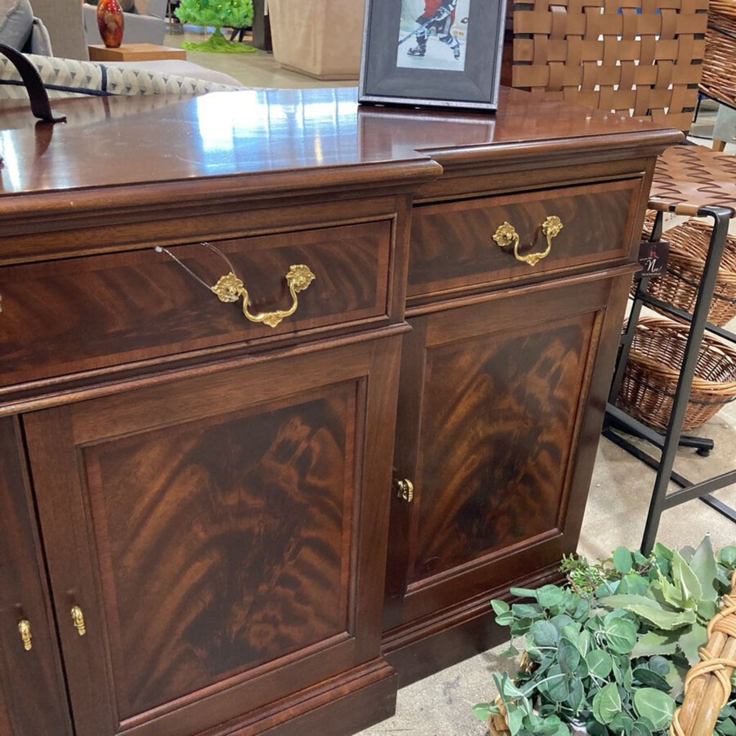 Stickley Chippendale Mahogany Credenza - image-3