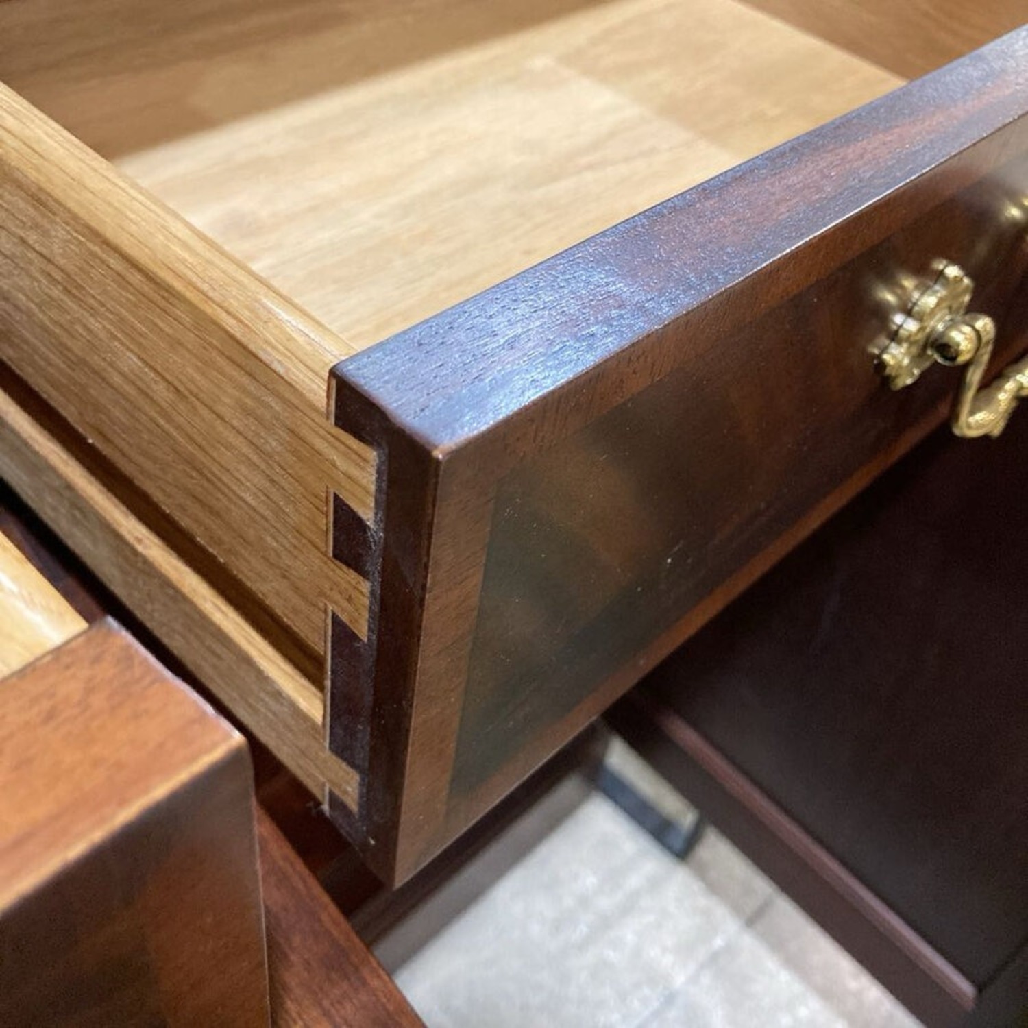 Stickley Chippendale Mahogany Credenza - image-7