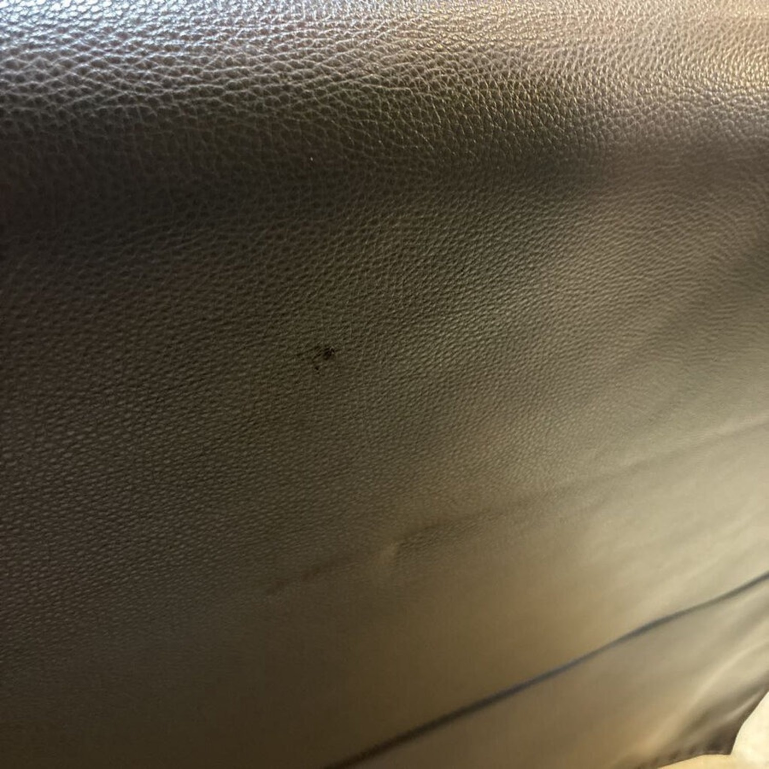 Leather Electric Reclining Sofa Brown - image-11