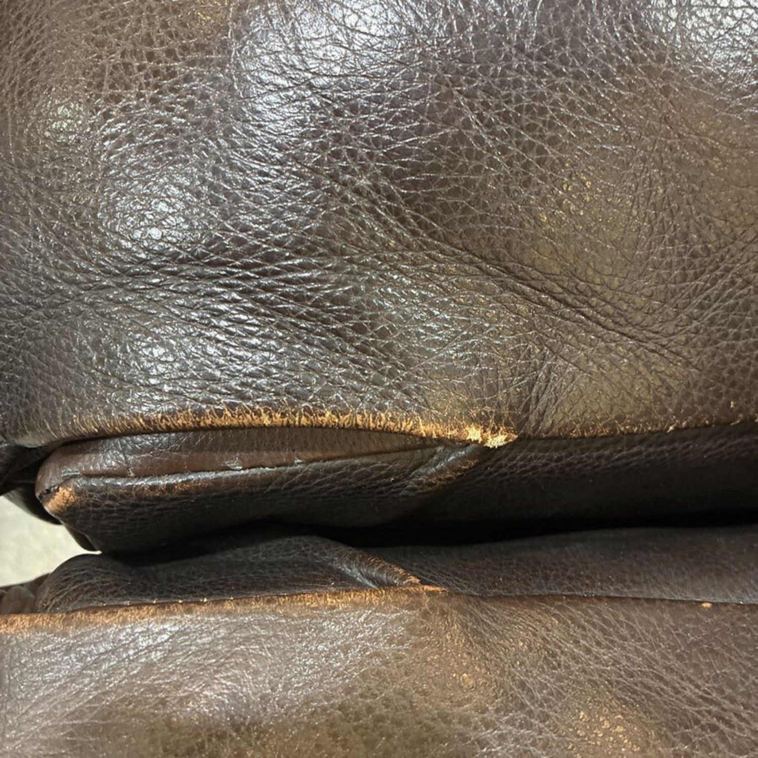 Leather Electric Reclining Sofa Brown - image-12