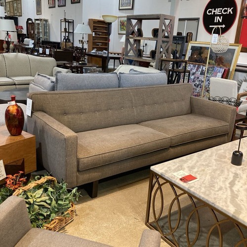 Used Room & Board Andre Button Tufted MCM Sofa for sale on AptDeco