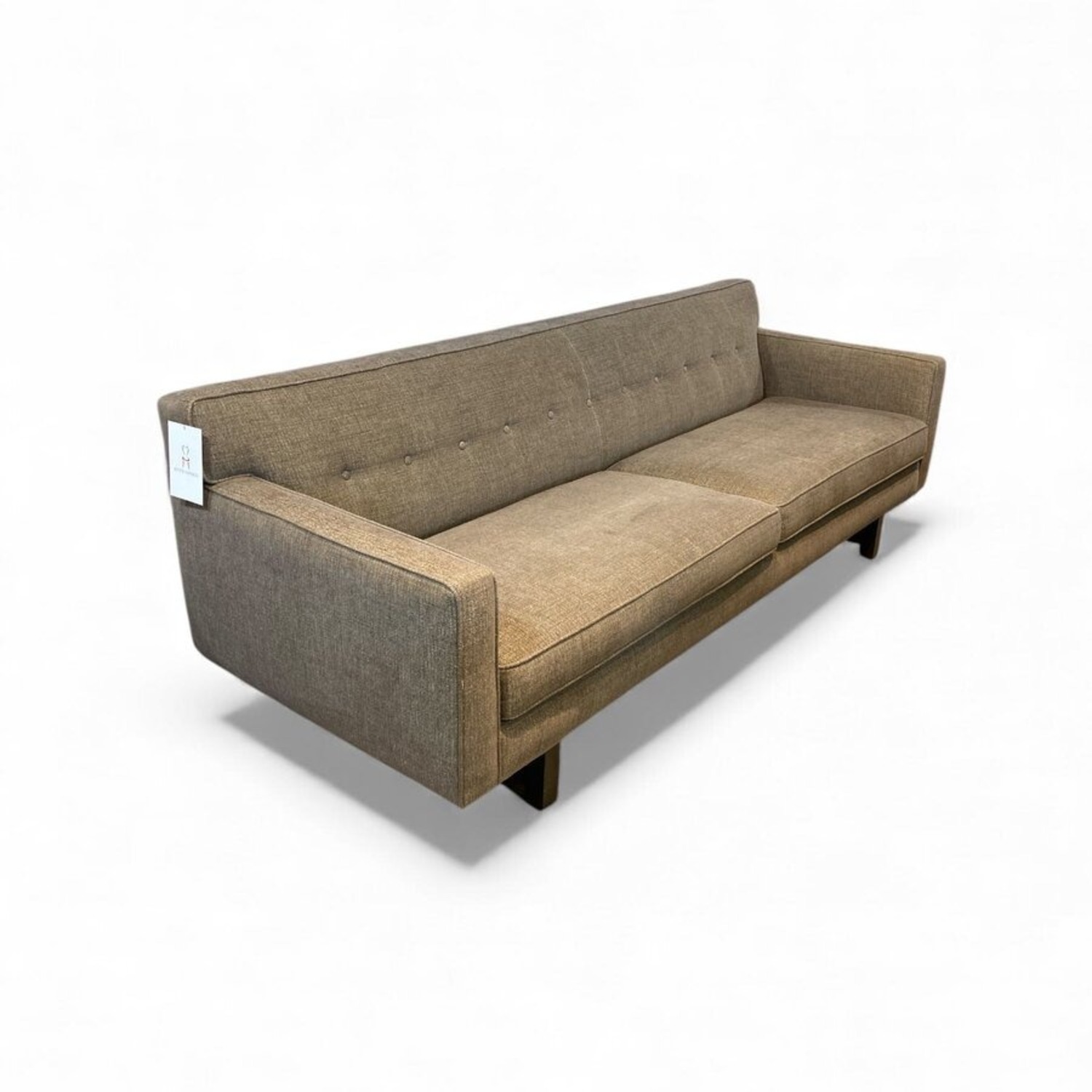 Room & Board Andre Button Tufted MCM Sofa - image-0