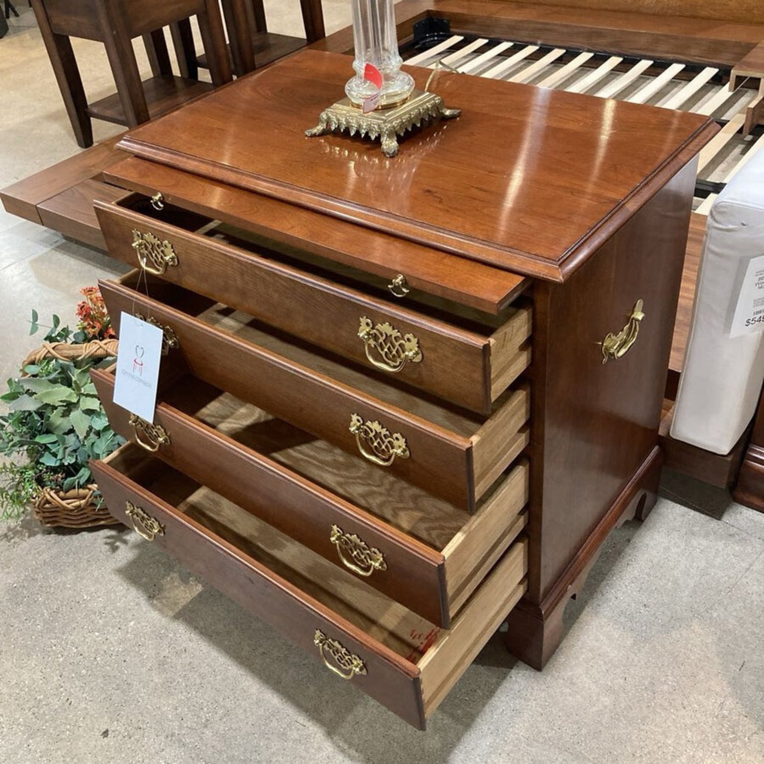 Stickely Colonial 4-Drawer Bachelor Chest Dresser - image-5